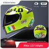 3C Certified Full Face Motorcycle Helmet for Men & Women - All-Season, Trendy Autumn/Winter Design