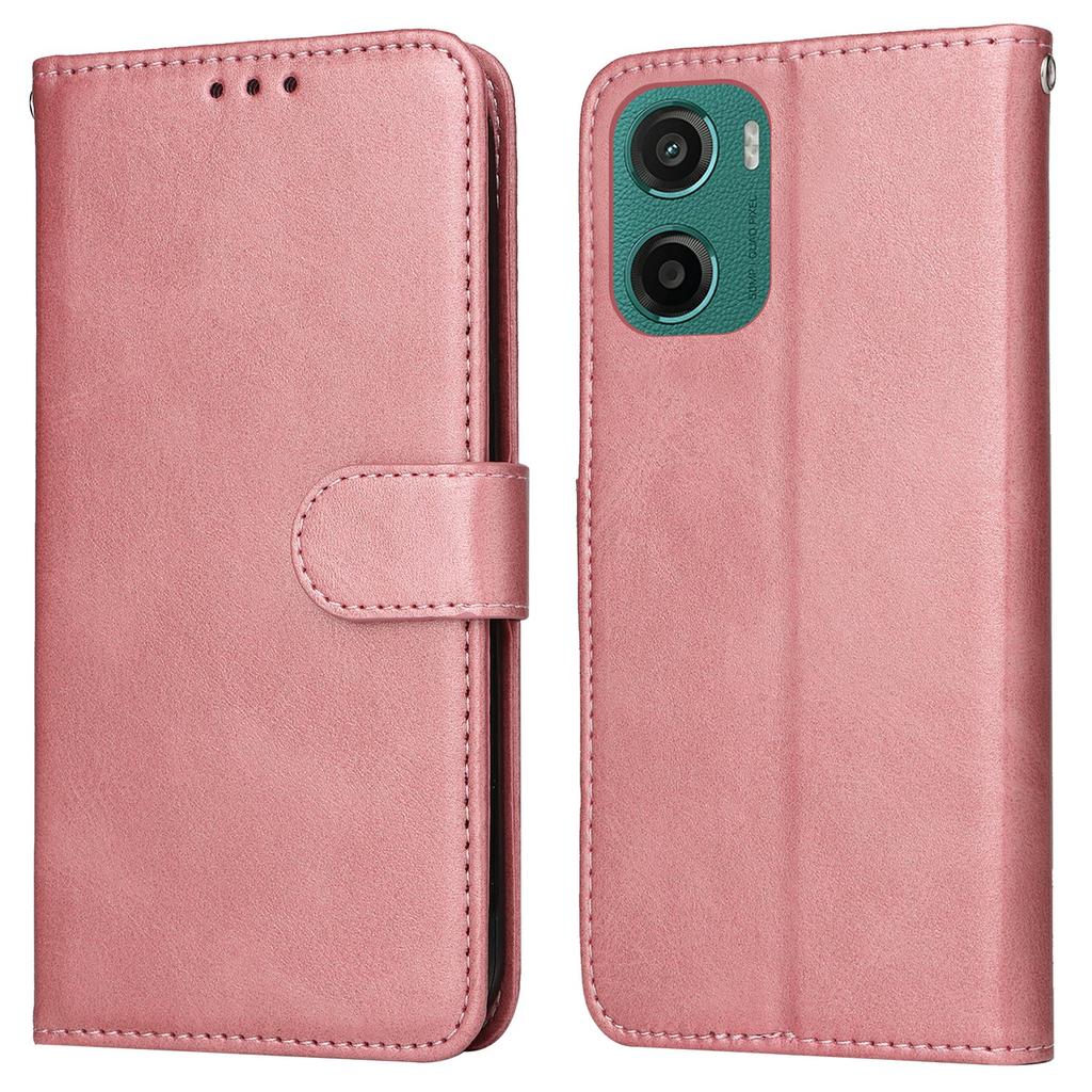 For Motorola Moto G05 4G/E15 4G Case Wallet PU Leather Folio Flip Phone Cover