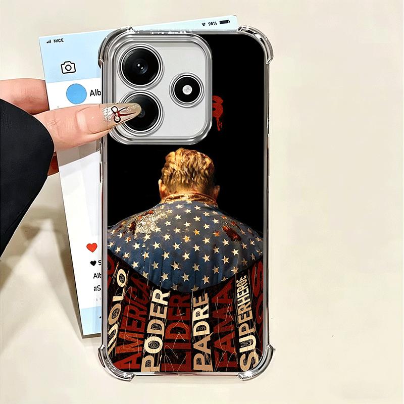 The Boys H-Homelander Měkký kryt na telefon Pro Xiaomi Poco X7 X8 Pro Max X6 X5 X3 F8 Ultra F7 M8 M7 M5S Redmi 15C 15A 15 14C 13C 12C