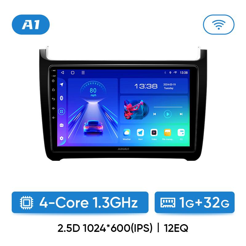 

Ainavi Car Multimedia For VW Volkswagen POLO 5 2008-2017 Vento Wireless Carplay Android 13 Auto Car Radio stereo 48EQ DSP 2 Din