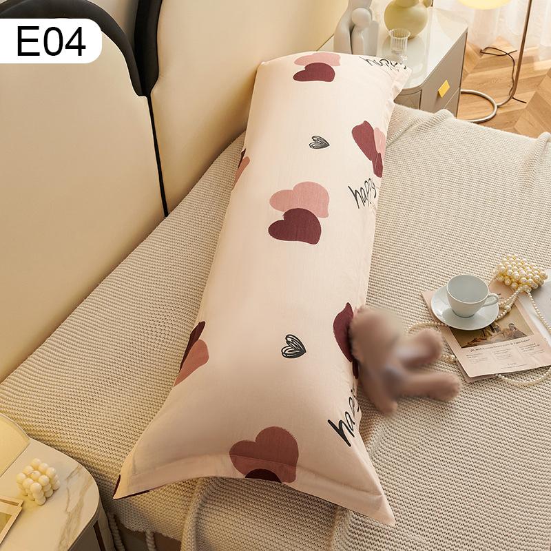 120/150/180cm Cartoon Printed Cotton Long Pillowcase Soft Couple Lover Sleeping Pillow Cover Girl Bedroom Decor Pillow Case