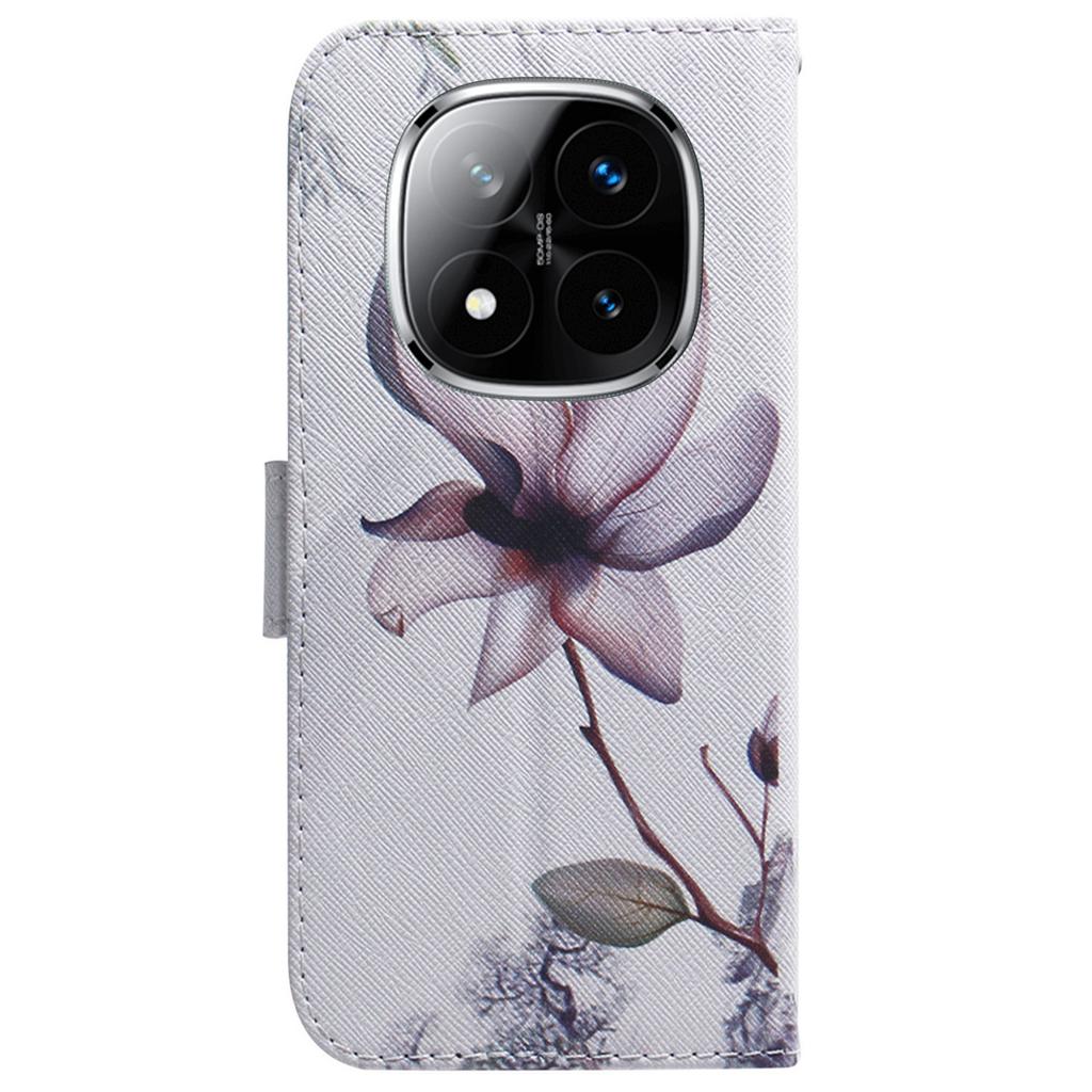 For Xiaomi Redmi Note 14 Pro 5G/Poco X7 5G Wallet Case Pattern Print Leather Phone Cover