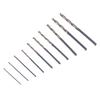0.8-3.0mm HSS Drill Bit Set High Speed Steel Portable   Drilling Carving Hole Punching for Walnut Beeswax Wood Hardened Metal Stainless Steel