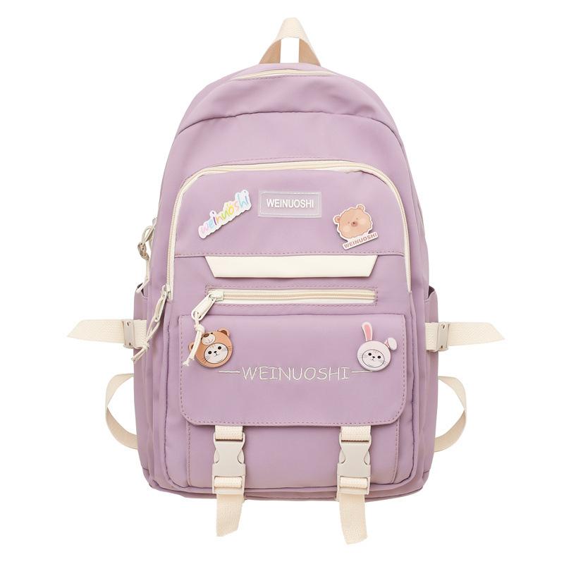 Korean Version of Female High School Students Middle School Students Large Capacity Backpacks Travel Backpacks Leisure Cute Backpacks
