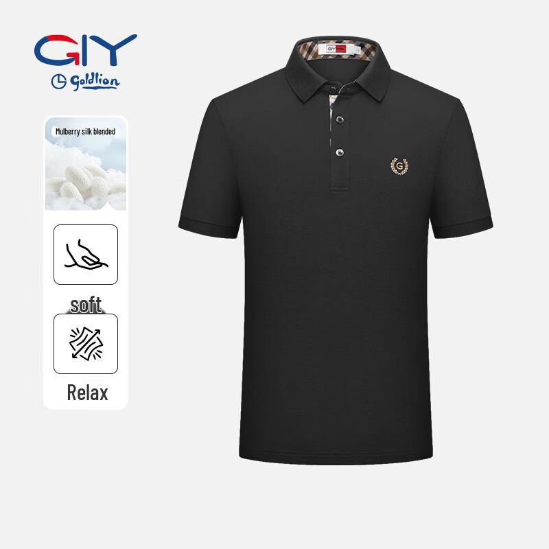 

Goldlion GY2026 Men s Short Sleeve Polo Shirt