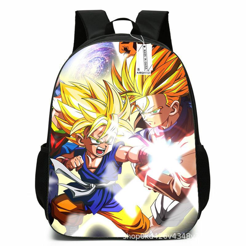 Dragon Ball 2 Backpack Animated Characters Children Elementary School Bag 1-3-6 Grade Computer Bag