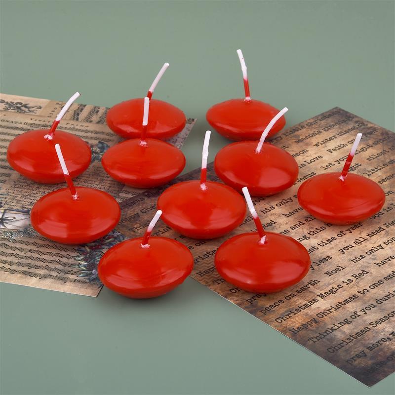10 Pieces/Pack Floating Candles Festival Supplies Candles Release Wishing Candles Wax Wedding Props