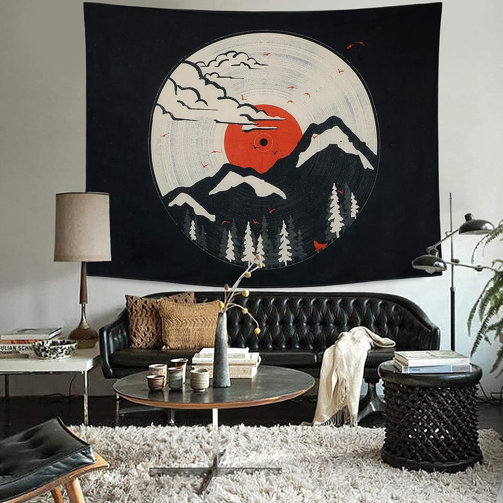 Tree of Life Tapestry Sun and Moon Galaxy Stars Wall Hanging Bohemian Mandala Bedroom Decor