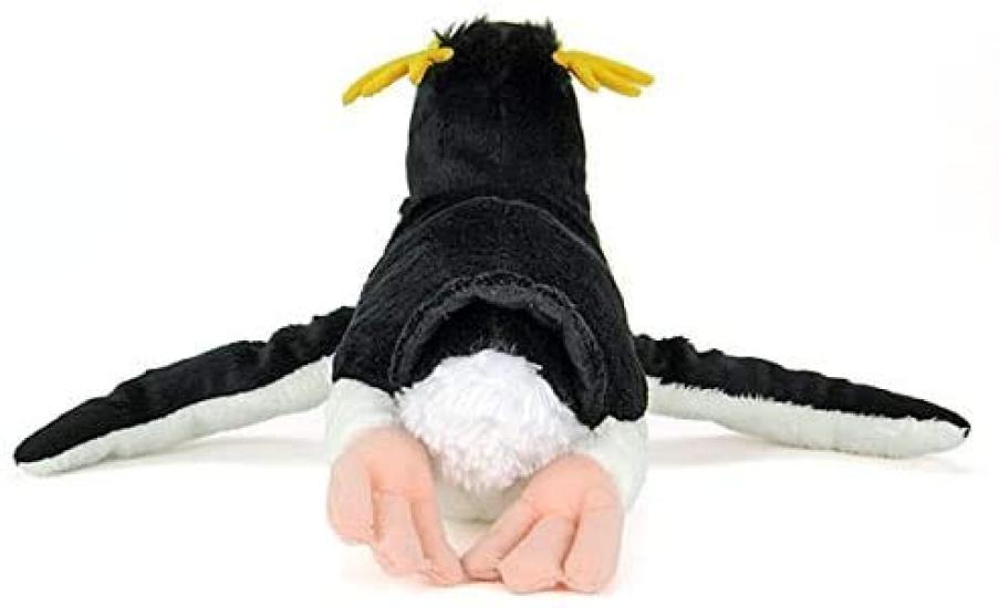 Calorata Rockhopper Penguin Plush Toy Realistic Penguin Animal Toy Doll Gift Present Birthday Christmas Present (Swimming Parent/Soft Touch) (Twice