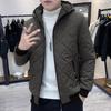 Men S Winter Short Korean Style Casual Cotton Padded Jacket