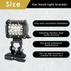 2/4 buc Suport Far Auto LED Lumină de Lucru Suport de Montaj Oțel Inoxidabil Lumini Inundație Bază Proiector Suport de Montaj