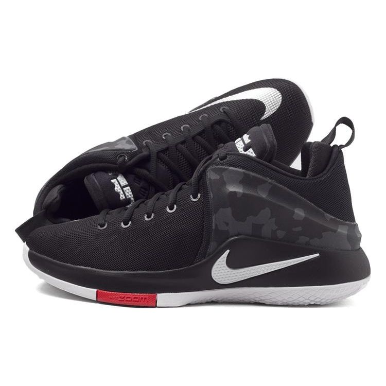 Nike Zoom Witness Ep Fashion Versatile Durable Breathable Low-Top Basketball Shoes Unisex Sneaker Black 884277-002