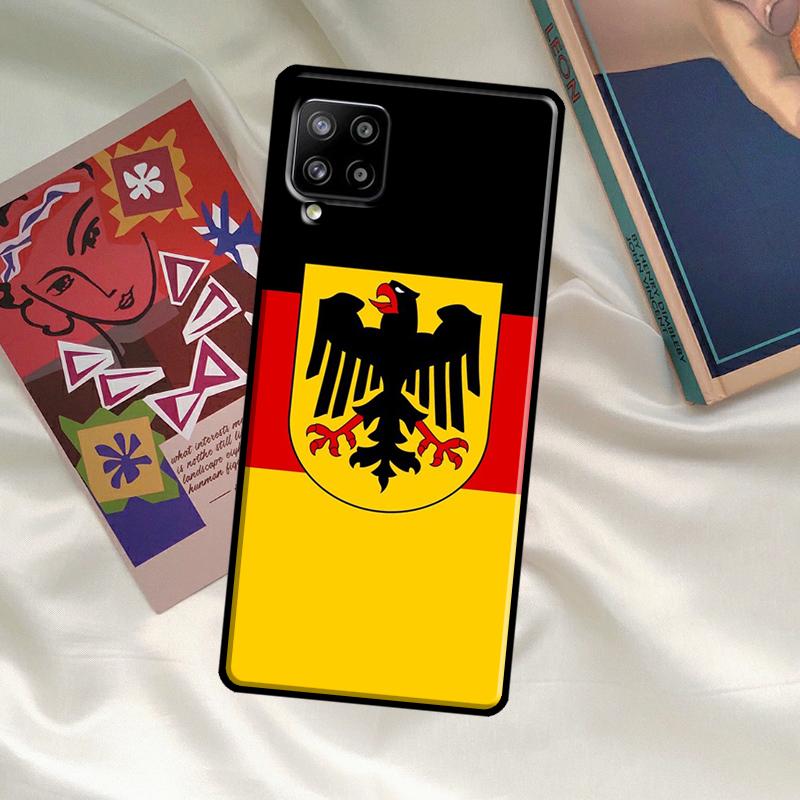Deutschland Flaggen-Emblem Hülle Für Samsung Galaxy A54 A06 A05 A16 A26 A36 A56 A53 A32 A52 A33 A13 A55 A35 A15 A14 A34