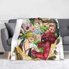 Sevendeadlysinse  Meliodas Knitted Blanket Fleece Nanatsu no Taizai Ultra-Soft Throw Blankets for Outdoor Travel Bedroom Quilt
