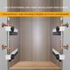 Drawer Slide Installation Jig Adjustable Cabinet Pull Jig Drill Guide with Toggle Clamp Magnetic Arm Stainless Rail Positioner