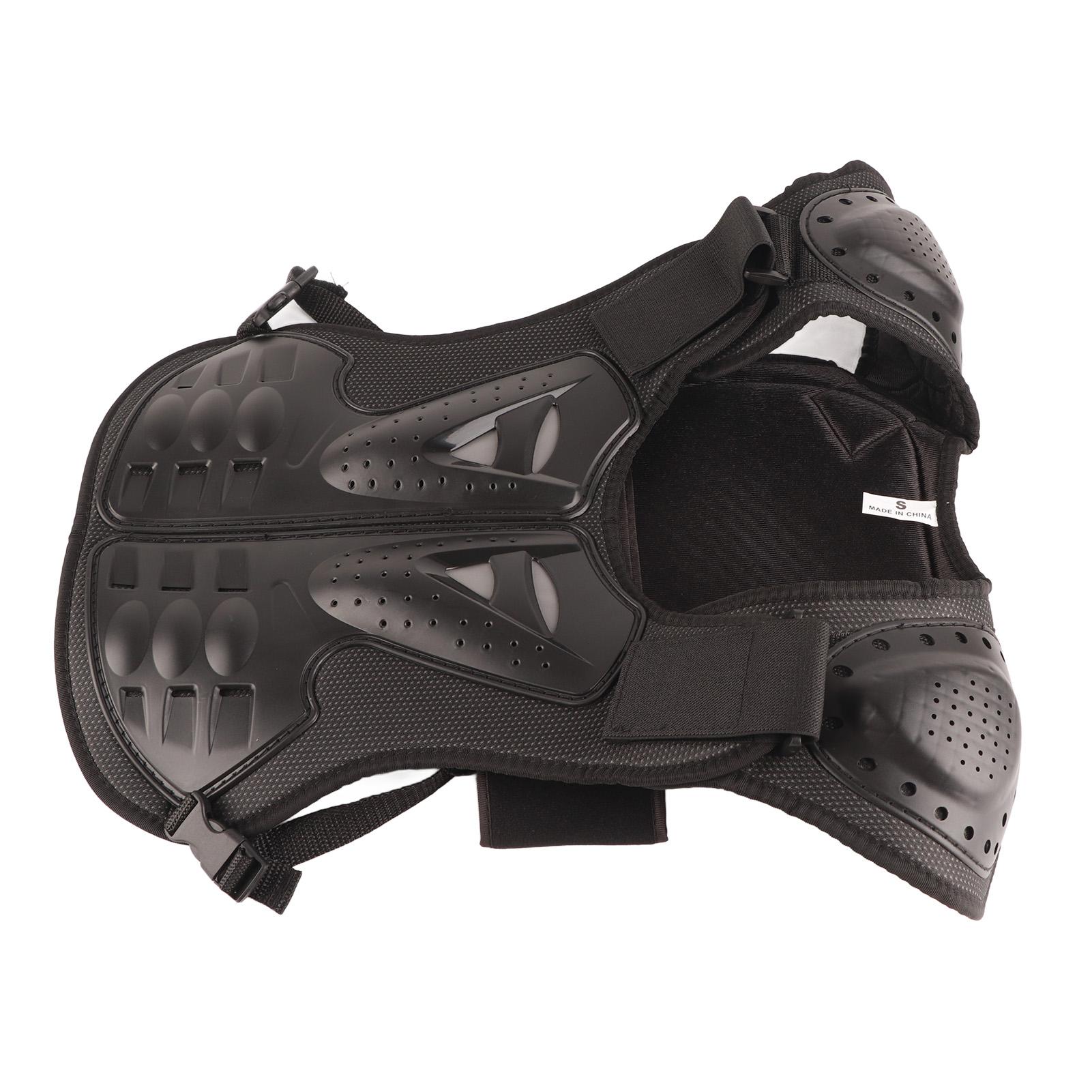 Reflecterend Beschermend Vest voor Kinderen op Fietsen (Borst-Rug) of Skeelers black