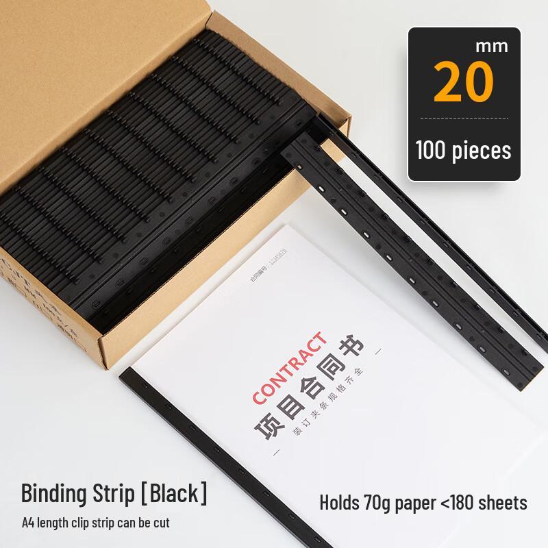 Plastic 10-Hole Loose-leaf Binding Strips
