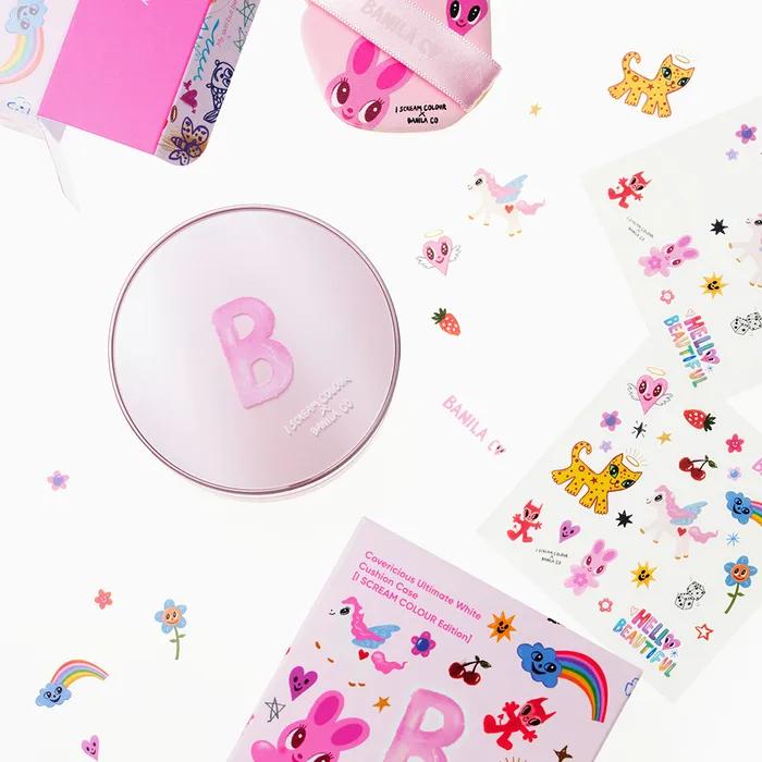 [Ice Cream Color Edition] Covericious Ultimate White/Moisture Cushion (Case + Refill 1)