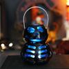 Halloween Pumpkin Lantern Electronic Candle Light Ornaments Portable Candle Holder Night Light Ghost Festival Decoration Props Atmosphere Layout