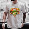 Fashion Funny Super Dad T Shirt Men Summer Short Sleeve Tops Harajuku Streetwear Birthday Gift Loose Tees O Neck Men Tshirt