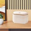 Tabletop Trash Can Compact Press Type Practical Storage Bin Small Storage Basket Coffee Table Bin for Bedroom Home Countertop