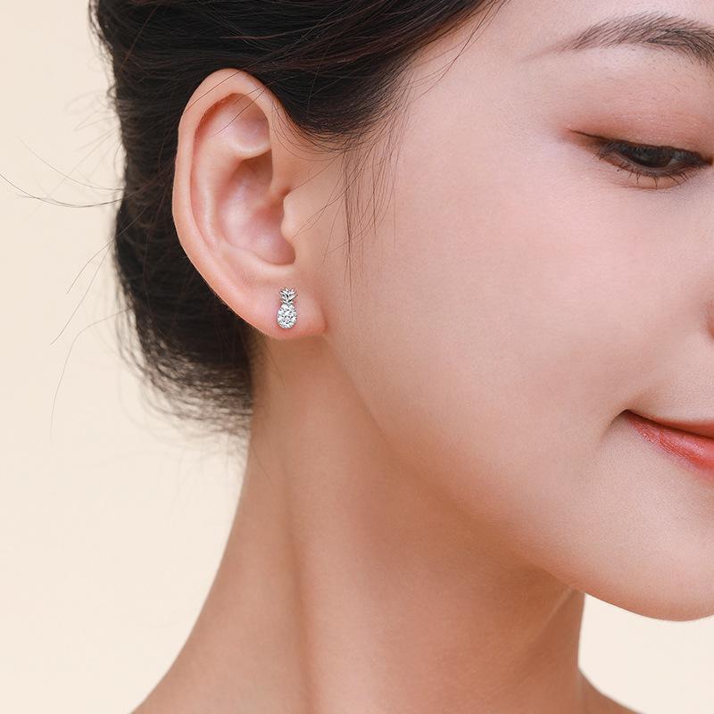 Tancise 925 boucles d'oreilles en argent Sterling Zircon boucles d'oreilles pendantes pour les femmes cadeaux de fête de mariage