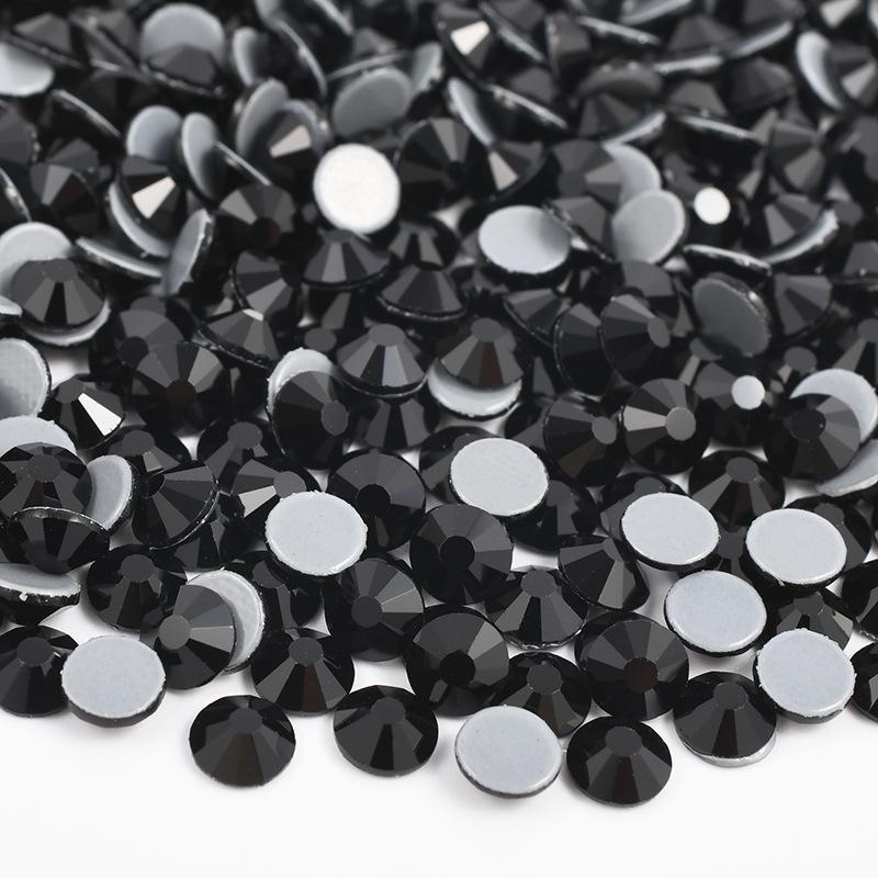 Kristallglas Flachboden Hot Drill Bekleidungszubehör Schmuckzubehör Aufkleber Strass Diy Zubehör Klebe Hot Drill Imitation Österreichischer