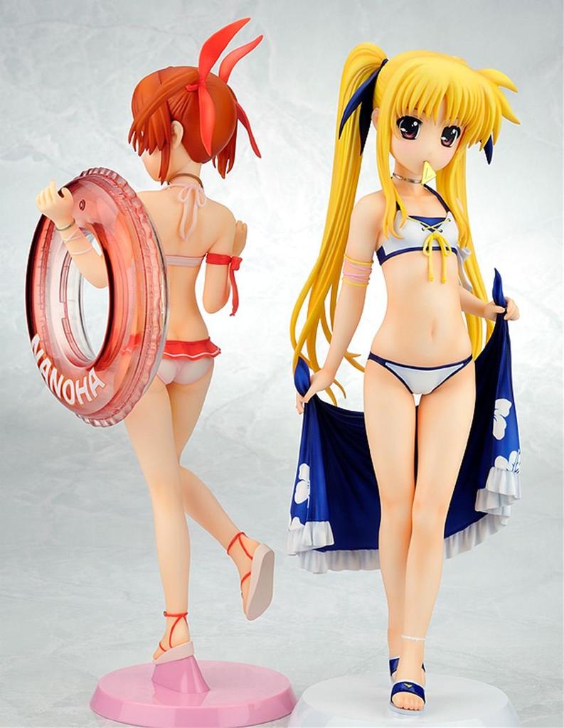 Magical Girl Lyrical Nanoha The MOVIE 1st Fate Testarossa Swimsuit Scale PVC Ver. (1/4 Pre-painted Figure)
