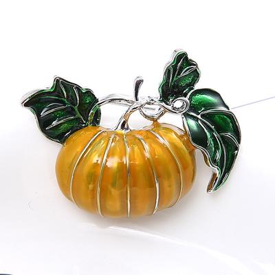 Halloween Kreativní dýňová brož Dámská slitina Kapkový olej Jednoduchý špendlík