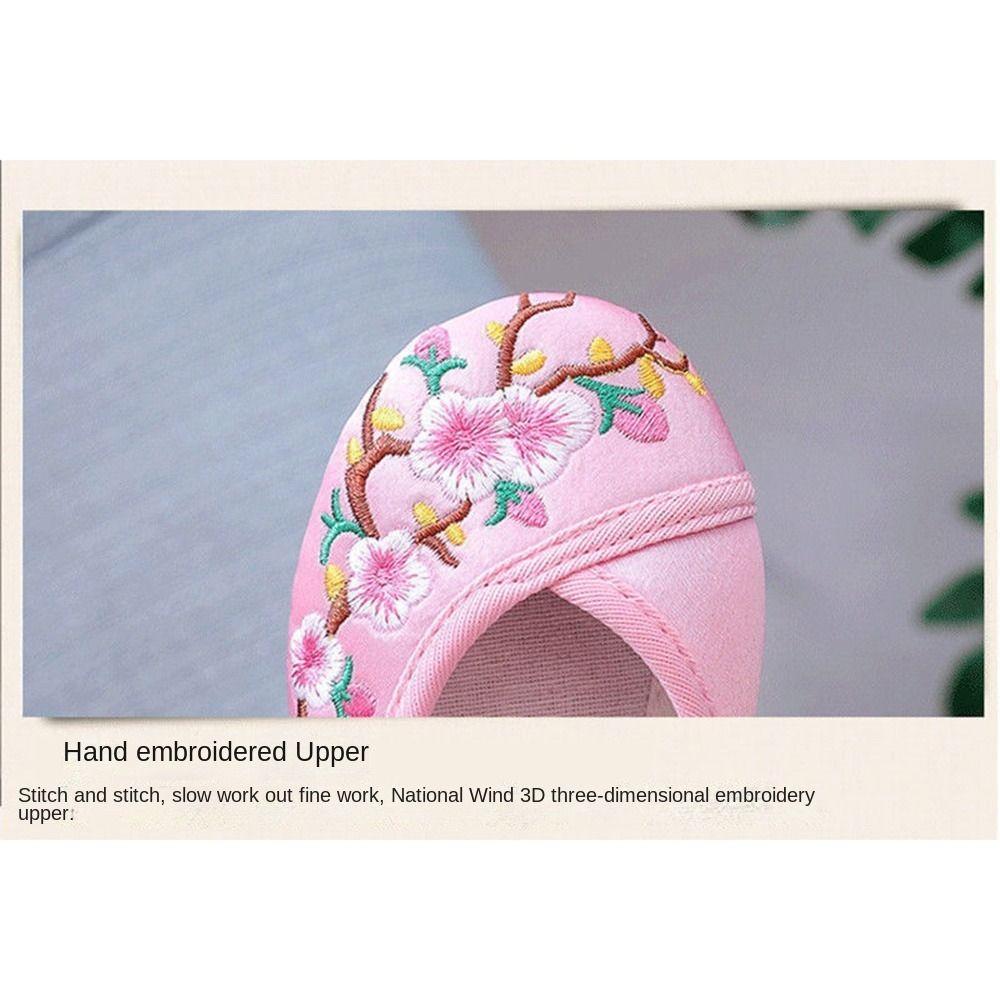 Wear Resistant Girls' Dancing Shoes Ethnic Style Hanfu Shoes Dance Slippers For Girl Women