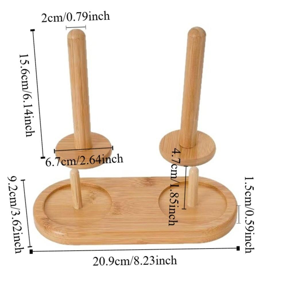 Stable Yarn Storage Rack Detachable Base Wooden Yarn Holder Wool Knitted Spool  DIY Knitting