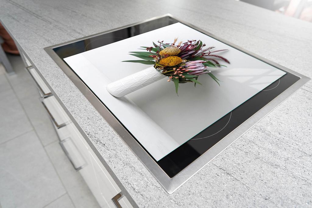 GLASSCHNEIDEBRETT 52x40 BLUMEN