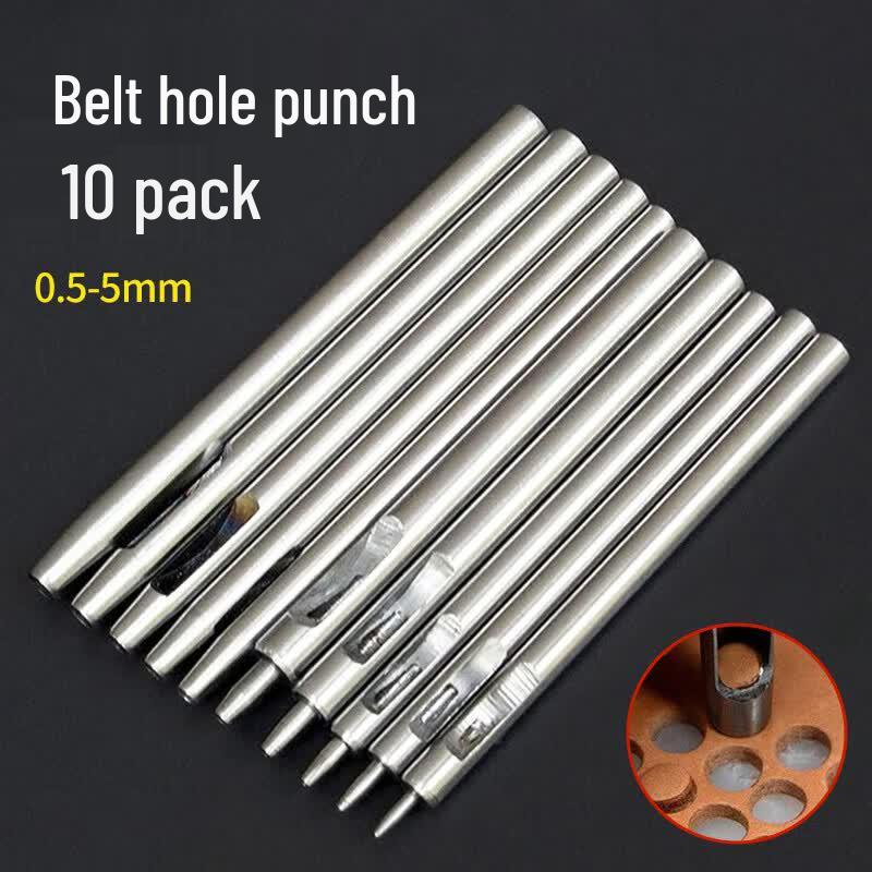 Fengshang 10-Piece Leather Hole Punch Tool Set