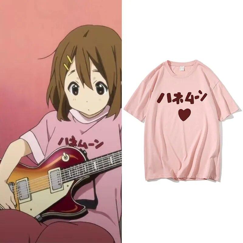 Sevimli Komik Anime BOCCHI THE ROCK Gotoh Hitori Grafik T-shirt Yaz Unisex Kadın Büyük Boy Unisexga Tees Unisex % 100% Pamuk Tshirt