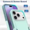 Premium Hybrid 2 In 1 Shockproof Armor Protection Case For iPhone 17 Air 16e 15 14 Plus 13 12 Pro Max Reinforced PC Back Cover