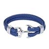 2026 Men's Anchor Bracelet Vintage Woven Leather Rope Multilayer Leather Bracelet