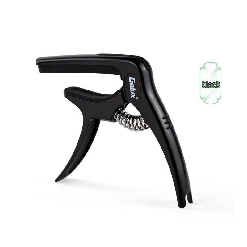 GALUX Acoustic Guitar Capo with 3-in-1 Pick Holder & Chord Transposer Clip