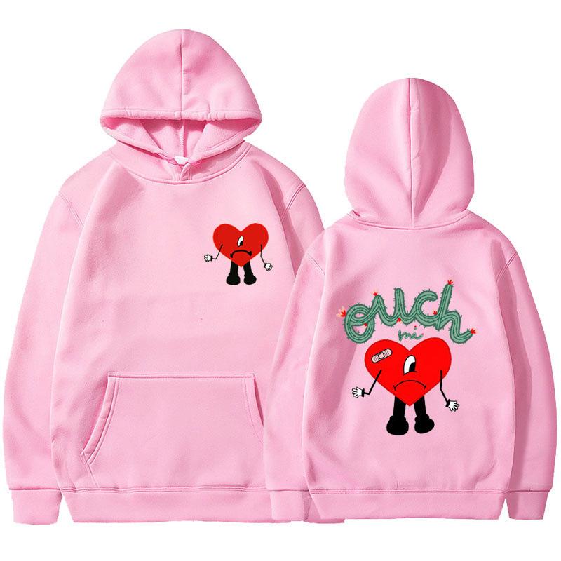 2025 new product un verano sin ti bad bunny anime fashion men's casual hooded sweater