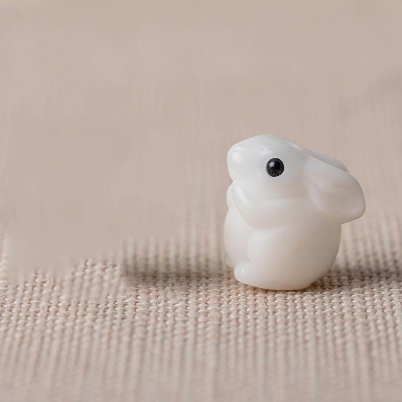 

Wooden Animal Figures Pendant Accessories Rabbit Tiger Cat miniature items DIY Phone chain Keychain Ornaments Birthday gift