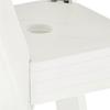 Bistro Table White 70 X 70 X 72 Cm Plastic