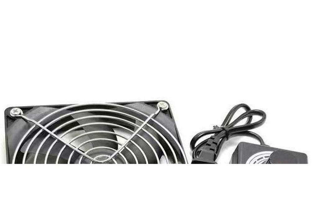 12CM Silent High Airflow 12V Cooling Fan for PC Cases, Cabinets, Routers, and Flower Stands