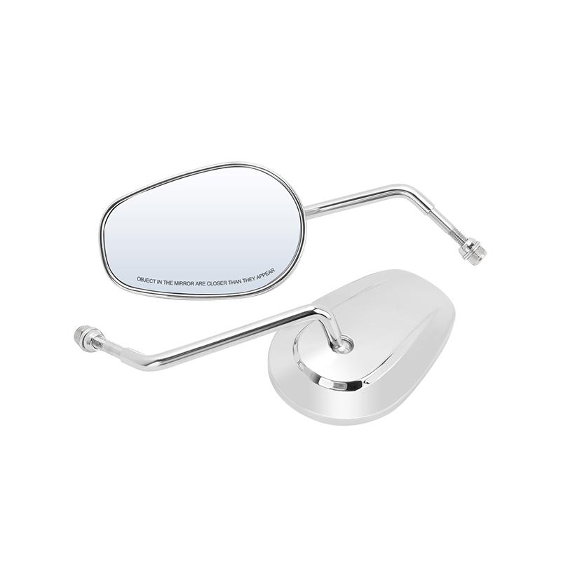 

Motorcycle Mirrors Chrome Rear View Side Mirror For Harley Touring Road King Road Glide Sportster 883 1200 Dyna Heritage Softail
