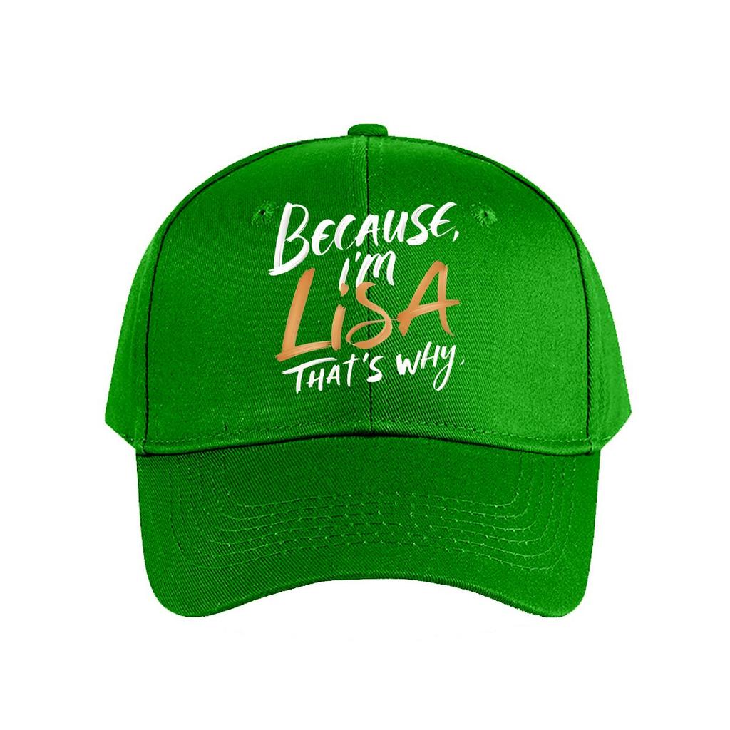 Lisa Quote Graphic Baseball Cap Fashion Unisex Sunhat Womens Outdoor Sports Snapback Cap