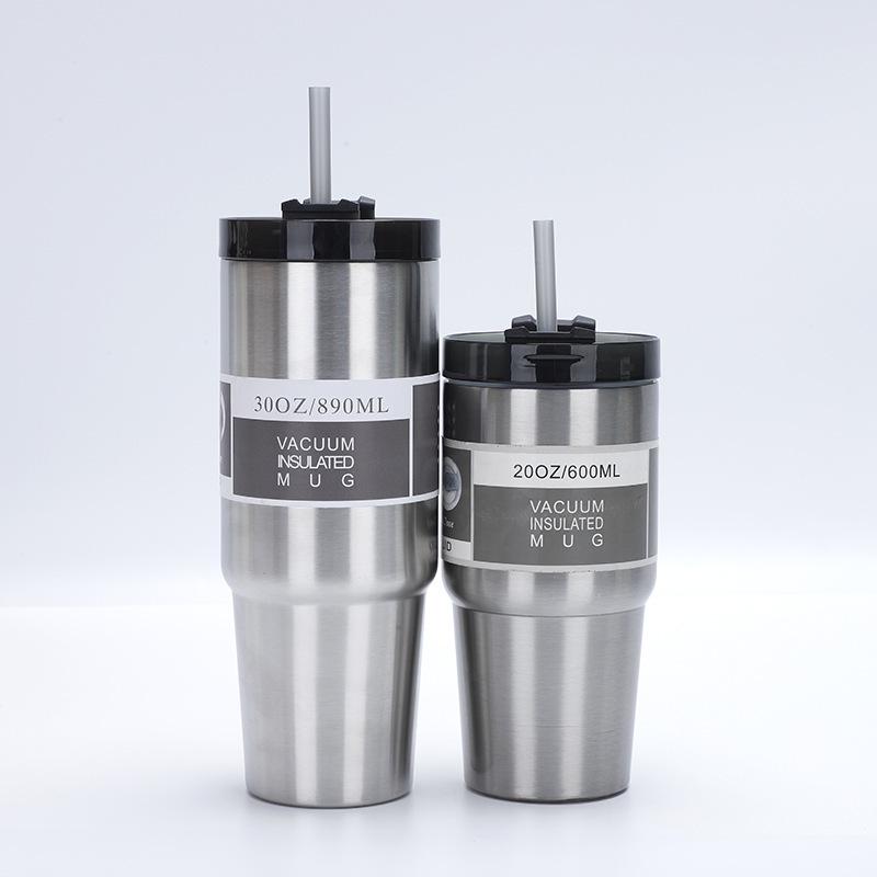 Cană auto portabilă izolată din oțel inoxidabil 304, 20 oz