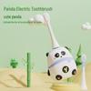 Children's Cartoon Red Panda Electric Toothbrush with Soft Bristles, Ages 3-12.