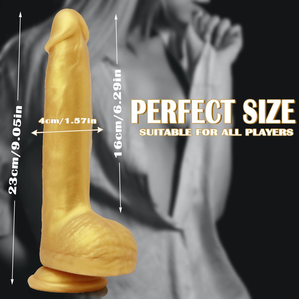 Silika Jel Süper Cilt Silikon Gerçekçi Yapay Penis Yumuşak Vantuz Büyük Büyük Strapon Penis Dick Yetişkin Seks Oyuncakları Kadınlar için Kadın Masturbator