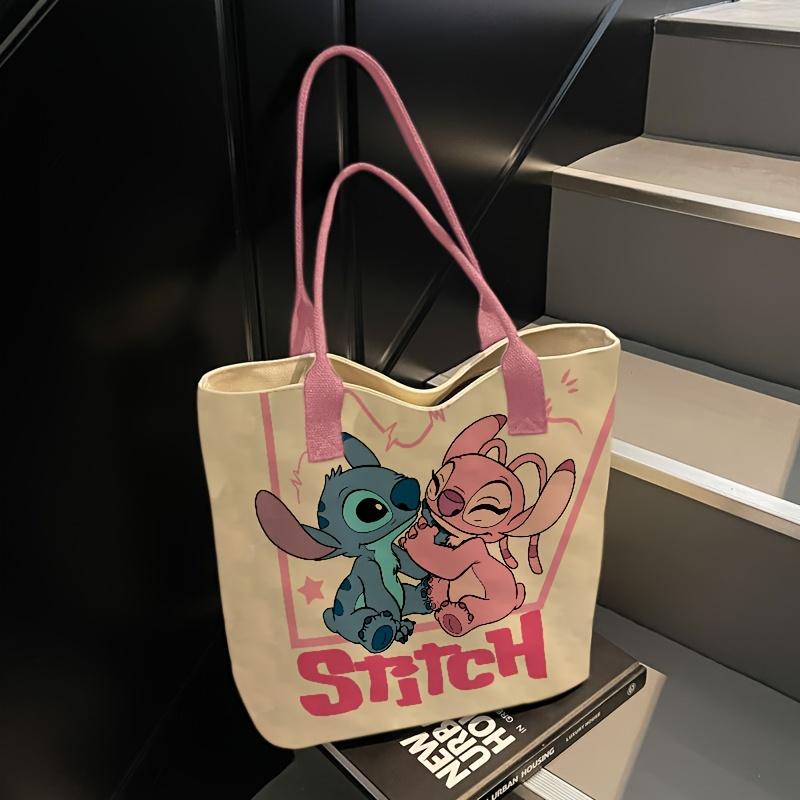 Disney Stitch Casual Crossbody Storage Bag with Zipper Closure, Commuting, Shopping, Gifts