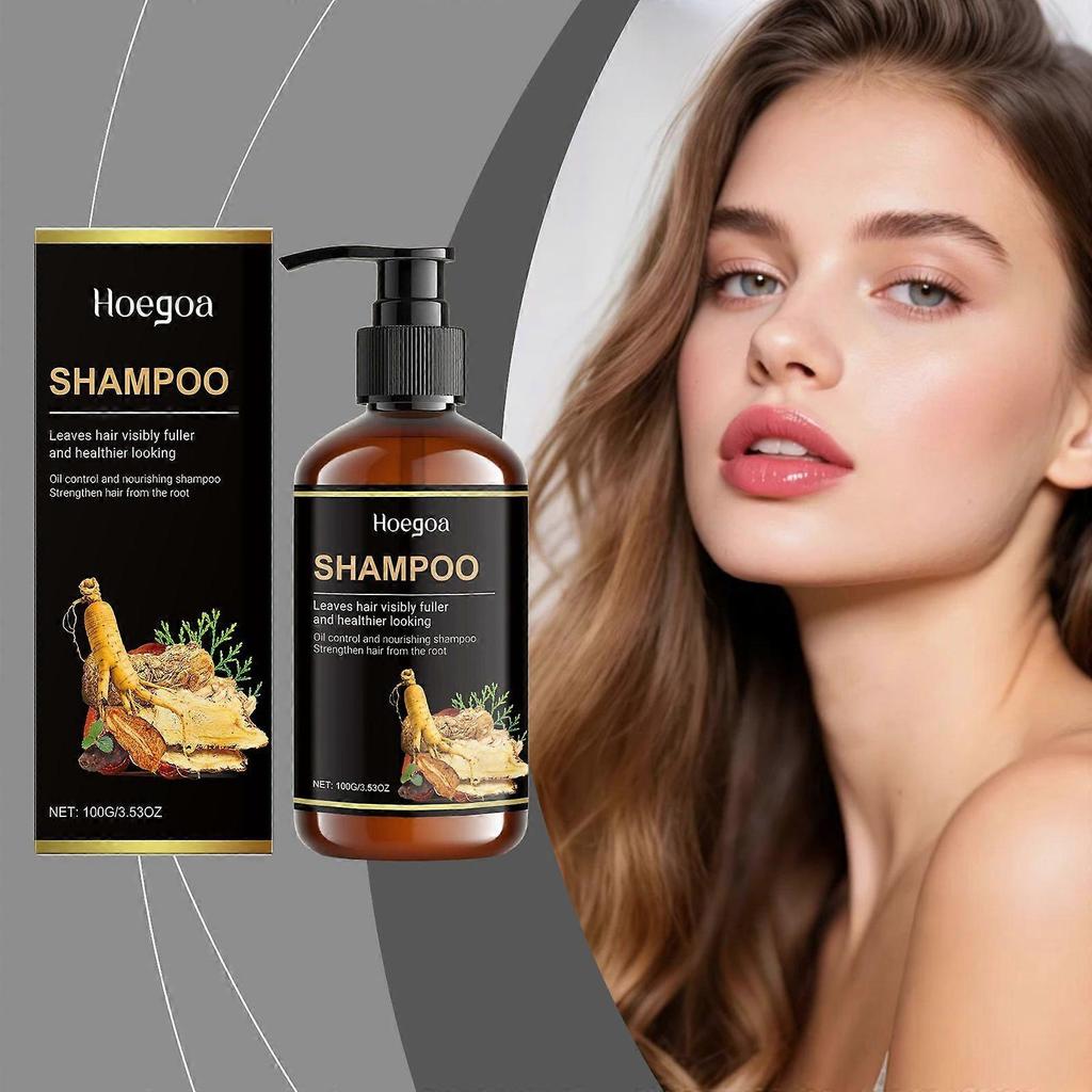 Hoegoa Herbal Hair Care Shampoo Gently Cleanses The Scalp, Refreshing It And Making The Hair Smooth And Lustrous