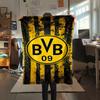 1 Manta de Franela con Estampado del BVB, Alta Calidad para Todas las Estaciones, Decoración del Hogar, Calidez y Comodidad, Perfecta para Regalos de Navidad