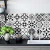 Self-Adhesive Wall Sticker Kitchen And Bathroom Waterproof Wallpaper Kitchen Oil-Proof Sticker Self-Adhesive Mediterranean Style Tile Sticker